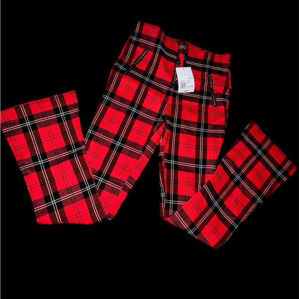 Youth plaid pants brand new
